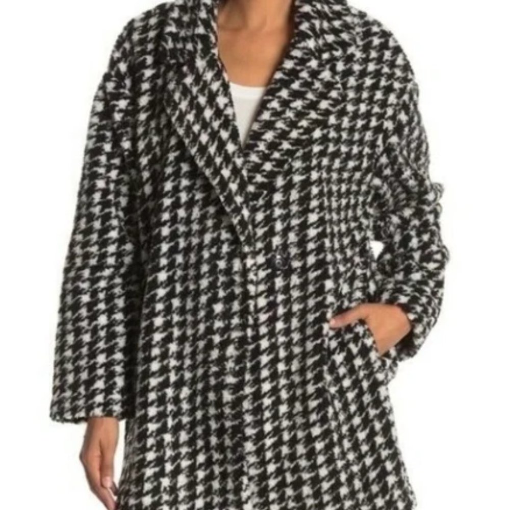 Catherine Malandrino houndstooth coat